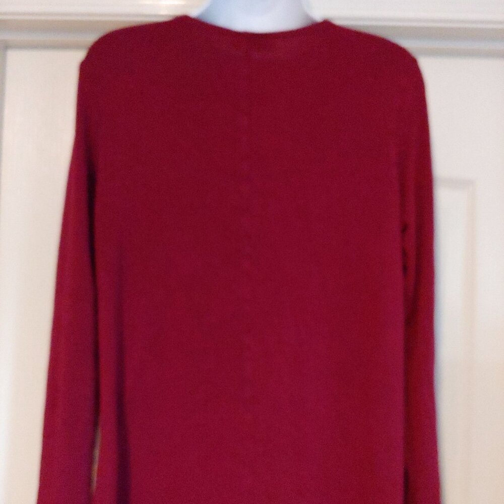 Bryn Walker Philippa Dress in Firelight Red Lagom Minimalist Pockets L USA - Picture 6 of 10